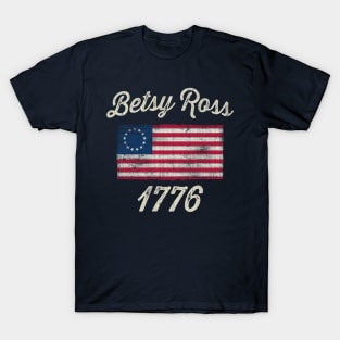 Betsy Ross American Flag 1776 T-Shirt